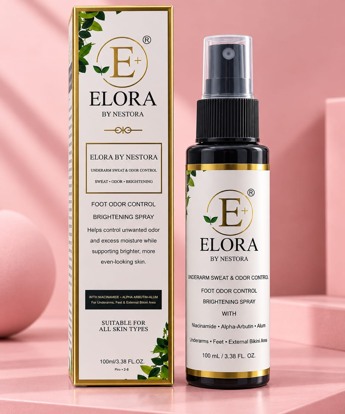 Elora by Nestora Anti sweat & Anti odor spray