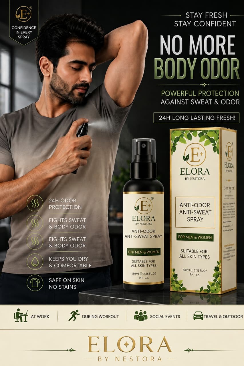 Elora by Nestora Anti sweat & Anti odor spray